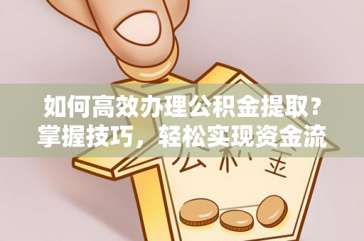 连平如何高效办理公积金提取？掌握技巧，轻松实现资金流动