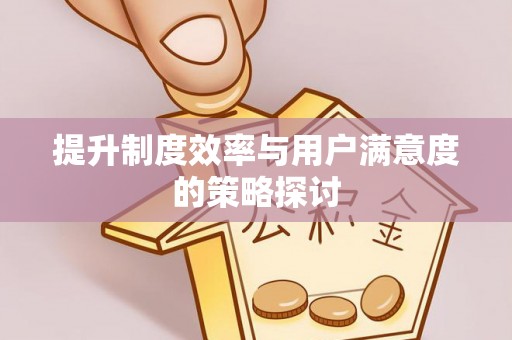 连平提升制度效率与用户满意度的策略探讨